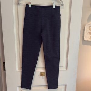 Athleta Girl Dark Gray Flannel lined Ski Layer Leggings